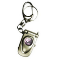 Lavender Cellphone Shape Key Chain Quartz Watch